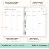 Blue Sky Day Designer 2026-2027 Weekly and Monthly Academic Year Planner Calendar, July 2026 – June 2027, 5.875″ x 8.625″, Flexible Cover, Laminated Tabs, Storage Pocket, Includes Stickers and 30 Extra Sheets of Notes, Climbing Floral Mint(Climbing Floral Mint- 2026/2027)