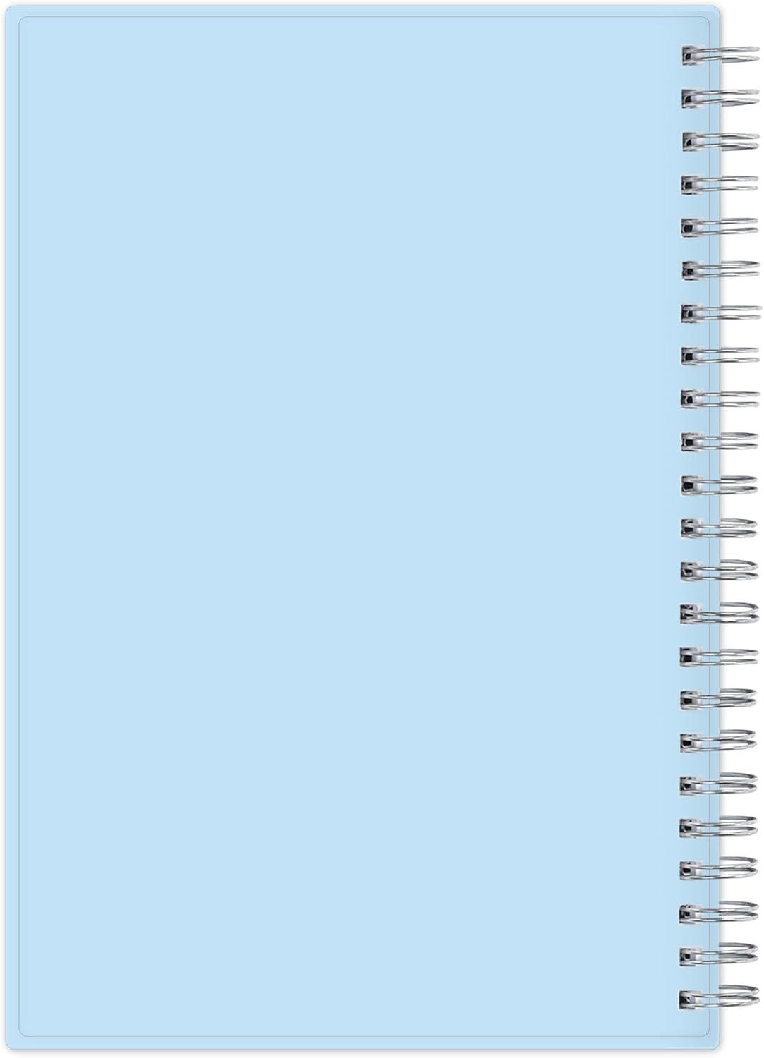 imageBlue Sky 20262027 Weekly and Monthly Academic Year 15 Month Planner Calendar April 2026 June 2027 5 x 8 Flexible Cover With Pockets Wirebound Storage Pocket BluesBlues 20252026