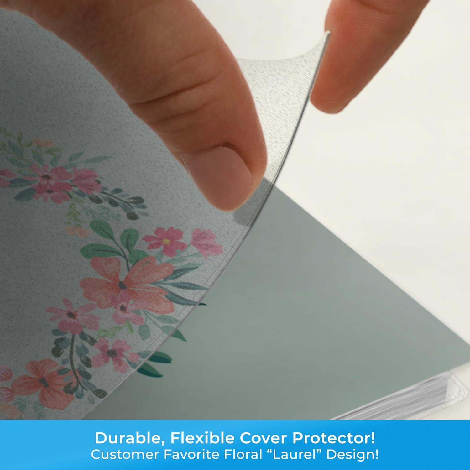 imageBlue Sky 20262027 Weekly and Monthly Academic Year Planner Calendar July 2026 June 2027 5 x 8 Flexible Cover Wirebound Laminated Tabs LaurelLaurel 20252026