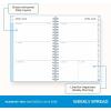 Blue Sky 2026-2027 Weekly and Monthly Academic Year 15 Month Planner Calendar, April 2026 – June 2027, 5″ x 8″, Flexible Cover With Pockets, Wirebound, Storage Pocket, Blues(Blues- 2025/2026)