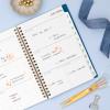Blue Sky 2026-2027 Weekly and Monthly Academic Year Planner Calendar, July 2026 – June 2027, 5″ x 8″, Flexible Cover, Wirebound, Laminated Tabs, Bakah Blue(Bakah Blue- 2026/2027)