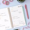 Blue Sky 2026-2027 Weekly and Monthly Academic Year Planner Calendar, July 2026 – June 2027, 5″ x 8″, Flexible Cover, Wirebound, Laminated Tabs, Laurel(Laurel- 2026/2027)