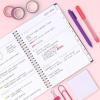Blue Sky 2026-2027 Weekly and Monthly Academic Year Planner Calendar, July 2026 – June 2027, 5.875″ x 8.625″, Flexible Pocket Cover, Wirebound, Laminated Tabs, Includes Extra 30 Sheets of Notes, Dark Peonies(Mayla- 2026/2027)