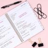 Blue Sky 2026-2027 Weekly and Monthly Academic Year Planner Calendar, July 2026 – June 2027, 5.875″ x 8.625″, Flexible Pocket Cover, Wirebound, Laminated Tabs, Includes Extra 30 Sheets of Notes, Dark Peonies(Dark Peonies- 2026/2027)
