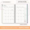 Blue Sky Brook Gossen 15 Month 2026-2027 Weekly and Monthly Academic Year Planner Calendar, April 2026 – June 2027, 5″ x 8″, Flexible Cover With Zip Pouch, Wirebound, Laminated Tabs, Storage Pocket, Rainbow City(Daisy- 2026/2027)