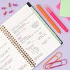 Blue Sky Brook Gossen 15 Month 2026-2027 Weekly and Monthly Academic Year Planner Calendar, April 2026 – June 2027, 5″ x 8″, Flexible Cover With Zip Pouch, Wirebound, Laminated Tabs, Storage Pocket, Rainbow City(Rainbow City- 2026/2027)