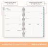 Blue Sky Brook Gossen 15 Month 2026-2027 Weekly and Monthly Academic Year Planner Calendar, April 2026 – June 2027, 5″ x 8″, Flexible Cover With Zip Pouch, Wirebound, Laminated Tabs, Storage Pocket, Rainbow City(Daisy- 2026/2027)