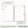 Blue Sky The Everygirl 2026-2027 Weekly and Monthly Academic Year Planner Calendar, July 2026 – June 2027, 5″ x 8″, Flexible Cover, Wirebound, Laminated Tabs, Storage Pocket, Includes Stickers, Bengala Desert Rose(Bengala Desert Rose- 2026/2027)