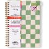 Blue Sky Brook Gossen 15 Month 2026-2027 Weekly and Monthly Academic Year Planner Calendar, April 2026 – June 2027, 5″ x 8″, Flexible Cover With Zip Pouch, Wirebound, Laminated Tabs, Storage Pocket, Rainbow City(Green Check- 2026/2027)