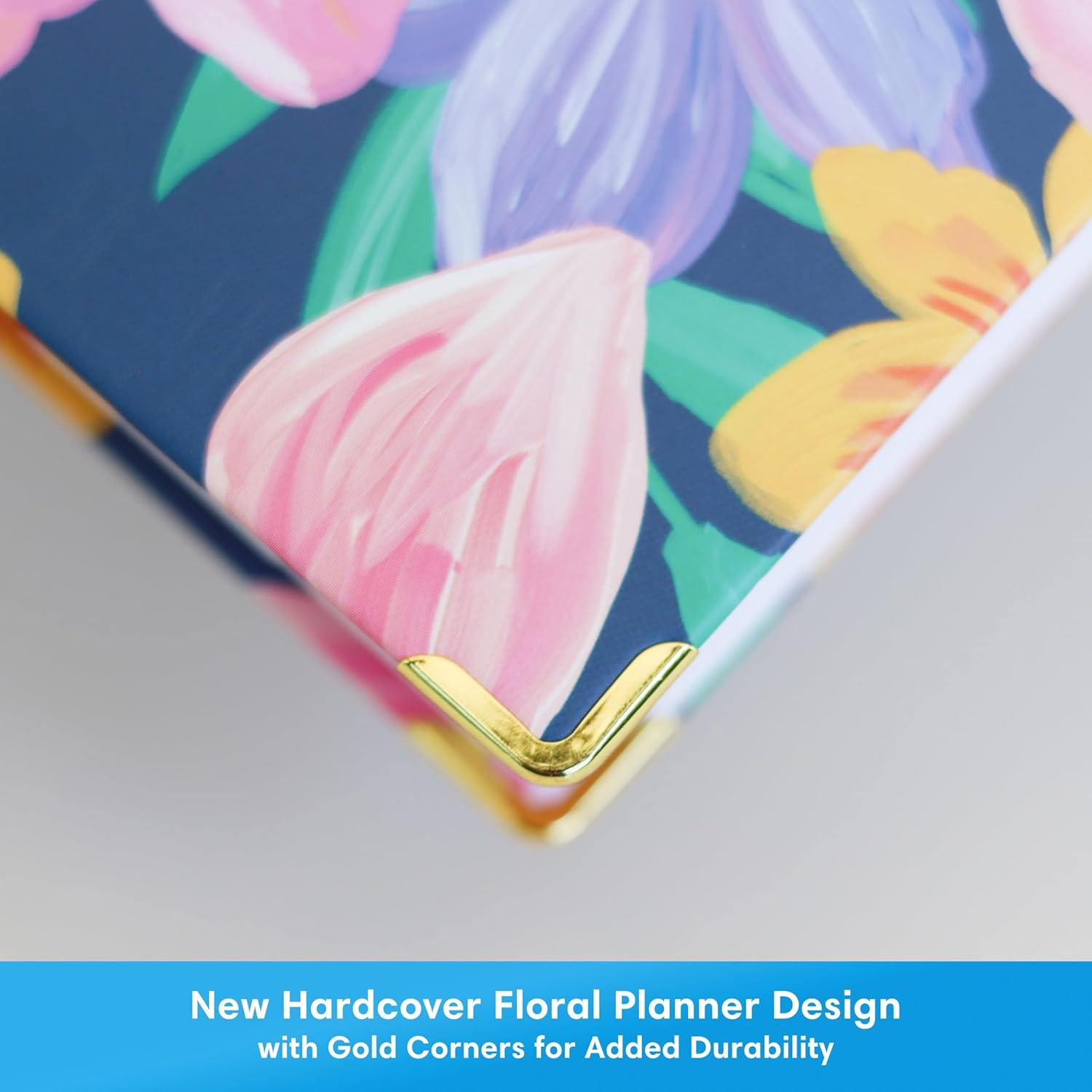 imageBlue Sky 15 Month 20262027 Weekly and Monthly Academic Year Planner Calendar April 2026 June 2027 85 x 11 Hard Cover Wirebound Laminated Tabs Storage Pocket Includes Snapin Ruler wSticky Notes amp Sticker Sheet Londonberry WhiteNerina 20262027