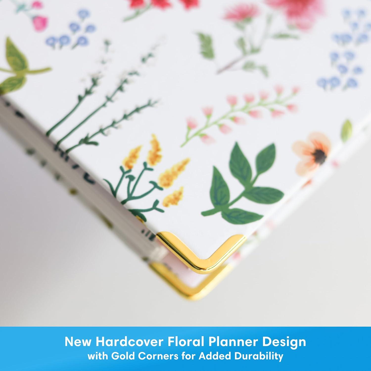 imageBlue Sky 15 Month 20262027 Weekly and Monthly Academic Year Planner Calendar April 2026 June 2027 85 x 11 Hard Cover Wirebound Laminated Tabs Storage Pocket Includes Snapin Ruler wSticky Notes amp Sticker Sheet Londonberry WhiteLondonberry 20262027