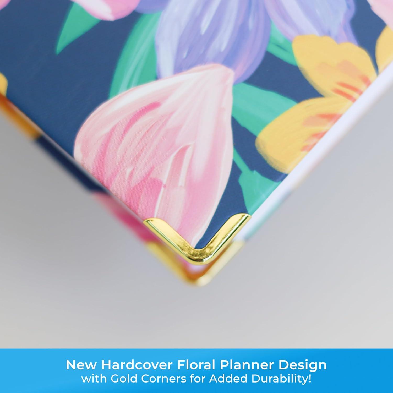 imageBlue Sky 15 Month 20262027 Weekly and Monthly Academic Year Planner Calendar April 2026 June 2027 85 x 11 Hard Cover Wirebound Laminated Tabs Storage Pocket Includes Snapin Ruler wSticky Notes amp Sticker Sheet Londonberry WhiteNerina 20252026