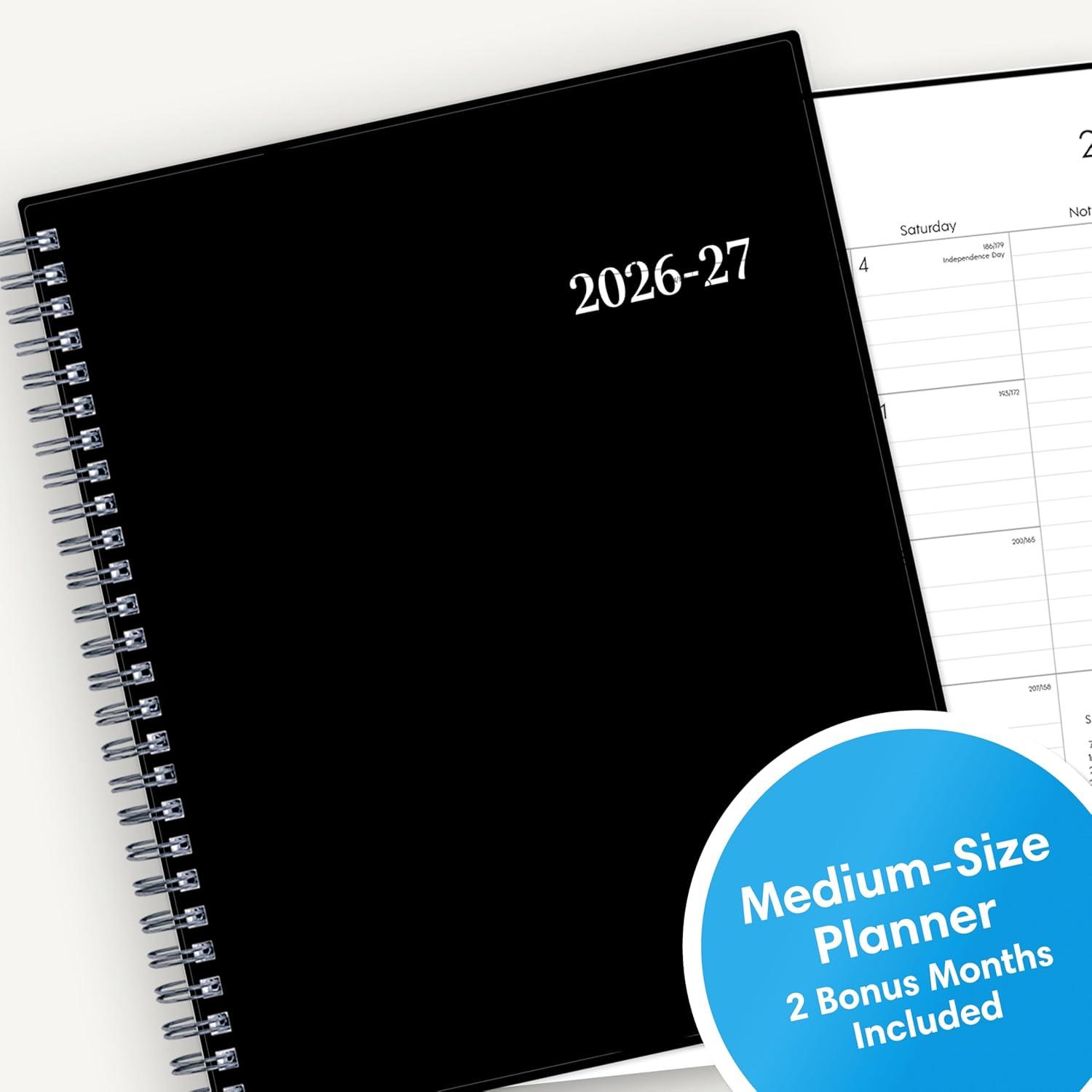 imageBlue Sky 20262027 Weekly and Monthly Academic Year Planner Calendar July 2026 June 2027 5 x 8 Flexible Cover Wirebound Laminated Tabs EnterpriseEnterprise 20262027