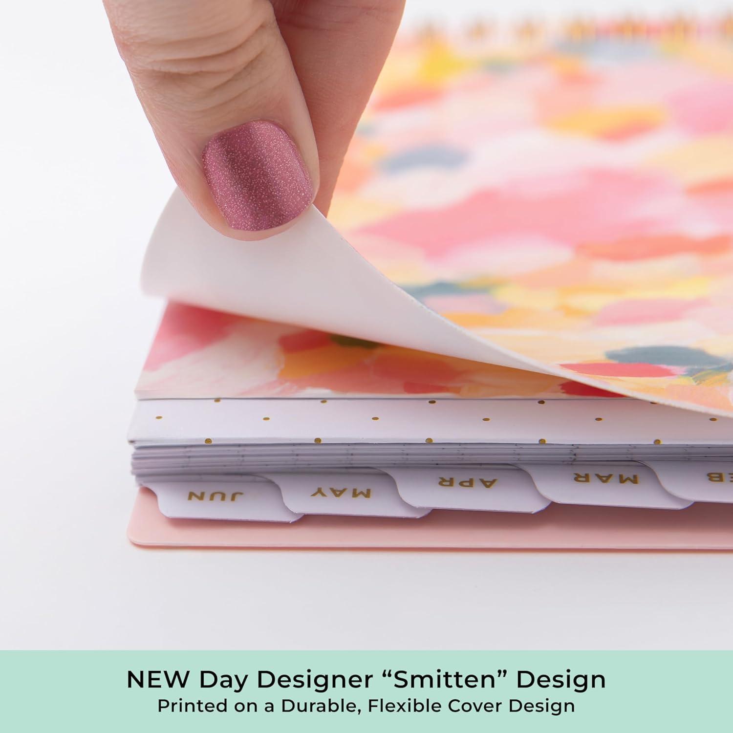 imageBlue Sky Day Designer 20262027 Weekly and Monthly Academic Year Planner Calendar July 2026 June 2027 5 x 8 Flexible Cover Wirebound Storage Pocket Includes Stickers SmittenSmitten 20262027