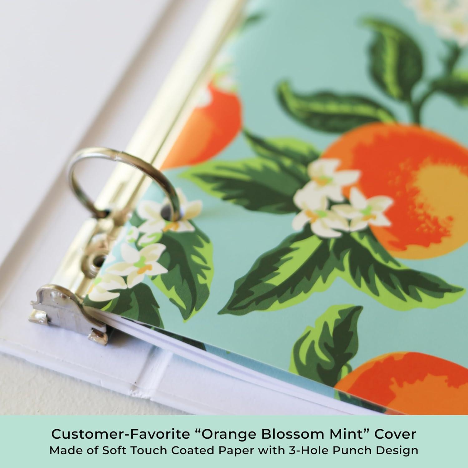 imageBlue Sky Day Designer 20262028 Monthly Academic Year 24 Month Planner Calendar July 2026 June 2028 5 x 8 Flexible Cover Stapled Binding Orange Blossom MintOrange Blossom Mint 20252026
