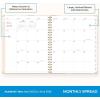 Blue Sky 15 Month 2026-2027 Weekly and Monthly Academic Year Planner Calendar, April 2026 – June 2027, 8.5″ x 11″, Hard Cover, Wirebound, Laminated Tabs, Storage Pocket, Includes Snap-in Ruler w/Sticky Notes & Sticker Sheet, Londonberry White(Henri- 2025/2026)