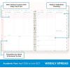 Blue Sky 15 Month 2026-2027 Weekly and Monthly Academic Year Planner Calendar, April 2026 – June 2027, 8.5″ x 11″, Hard Cover, Wirebound, Laminated Tabs, Storage Pocket, Includes Snap-in Ruler w/Sticky Notes & Sticker Sheet, Londonberry White(Londonberry- 2026/2027)