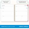 Blue Sky 2026-2027 Weekly and Monthly Academic Year Planner Calendar, July 2026 – June 2027, 5″ x 8″, Clear Pocket Cover, Wirebound, Laminated Tabs, Cali Pink(Cali Pink- 2025/2026)