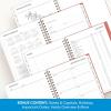 Blue Sky 2026-2027 Weekly and Monthly Academic Year Planner Calendar, July 2026 – June 2027, 5″ x 8″, Clear Pocket Cover, Wirebound, Laminated Tabs, Cali Pink(Cali Pink- 2026/2027)
