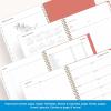 Blue Sky 2026-2027 Weekly and Monthly Academic Year Planner Calendar, July 2026 – June 2027, 5″ x 8″, Clear Pocket Cover, Wirebound, Laminated Tabs, Cali Pink(Cali Pink- 2025/2026)