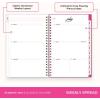 Blue Sky Color Me Courtney 2026-2027 Weekly and Monthly Academic Year Planner Calendar, July 2026 – June 2027, 5″ x 8″, Flexible Cover, Wirebound, Laminated Tabs, Storage Pocket, Includes Stickers, Bloom Pink(Bloom Pink- 2025/2026)
