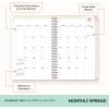 Blue Sky Day Designer 2026-2027 Weekly and Monthly Academic Year Planner Calendar, July 2026 – June 2027, 5″ x 8″, Flexible Cover, Wirebound, Storage Pocket, Includes Stickers, Smitten(Smitten- 2026/2027)