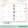 Blue Sky Day Designer 2026-2027 Weekly and Monthly Academic Year Planner Calendar, July 2026 – June 2027, 5″ x 8″, Flexible Cover, Wirebound, Storage Pocket, Includes Stickers, Smitten(Smitten- 2025/2026)