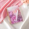 Blue Sky Rachel Parcell 2026-2027 Weekly and Monthly Academic Year Planner Calendar, July 2026 – June 2027, 5″ x 8″, Flexible Cover, Wirebound, Laminated Tabs, Storage Pocket, Includes Stickers, Peony(Peony- 2025/2026)
