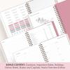 Blue Sky Rachel Parcell 2026-2027 Weekly and Monthly Academic Year Planner Calendar, July 2026 – June 2027, 5″ x 8″, Flexible Cover, Wirebound, Laminated Tabs, Storage Pocket, Includes Stickers, Peony(Peony- 2026/2027)