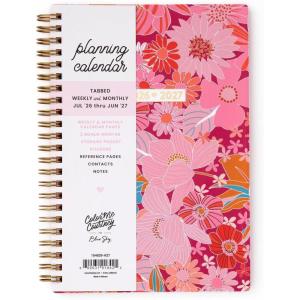 Blue Sky Color Me Courtney 2026-2027 Weekly and Monthly Academic Year Planner Calendar, July 2026 – June 2027, 5″ x 8″, Flexible Cover, Wirebound, Laminated Tabs, Storage Pocket, Includes Stickers, Bloom Pink(Bloom Pink- 2026/2027)