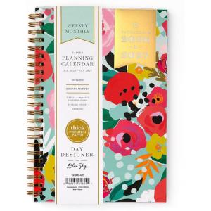 Blue Sky Day Designer 2026-2027 Weekly and Monthly Academic Year Planner Calendar, July 2026 – June 2027, 5″ x 8″, Flexible Cover, Laminated Tabs, Storage Pocket, Includes Stickers, Secret Garden Mint(Secret Garden Mint- 2026/2027)