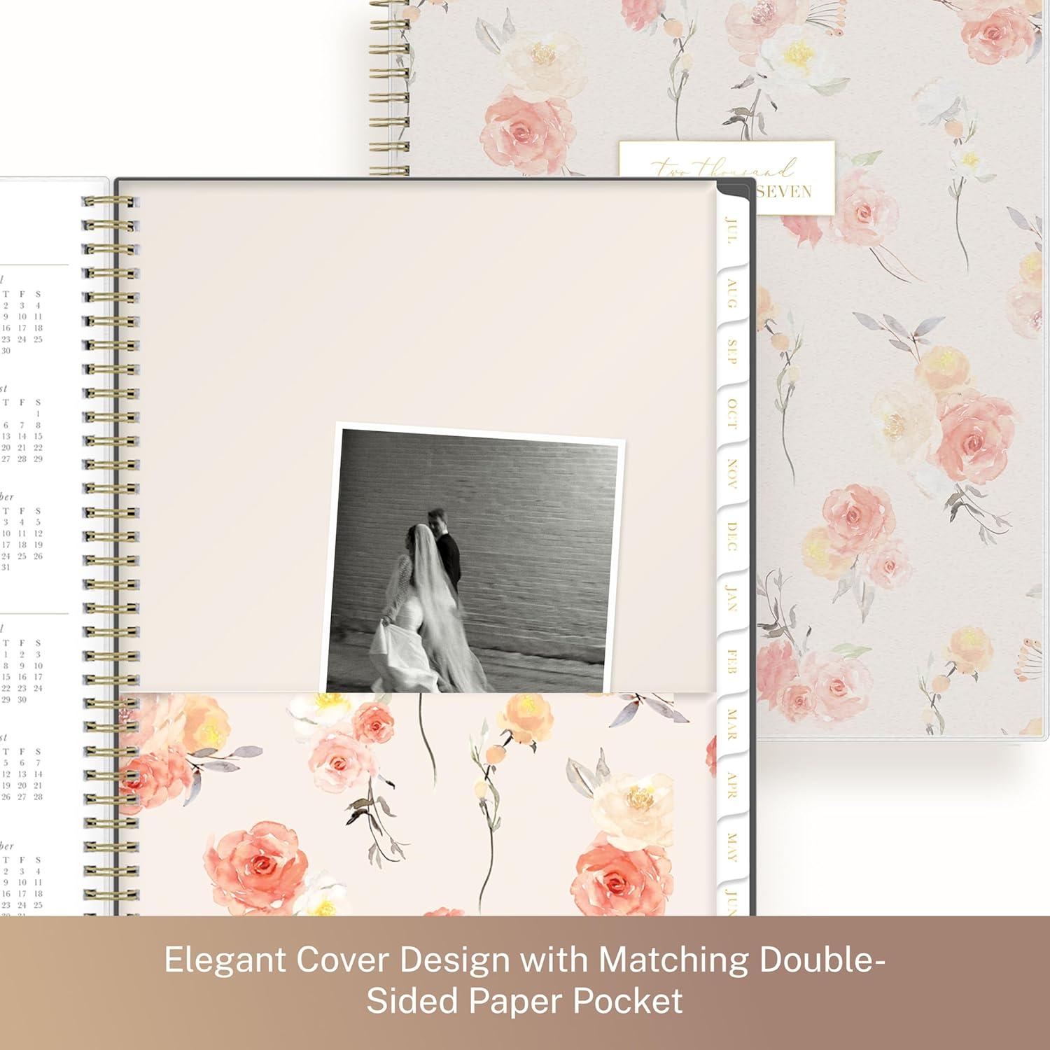 imageBlue Sky Life Note It 20262027 Academic Year Weekly and Monthly Planner July 2026 June 2027 85 x 11 Flexible Cover Laminated Tabs Wirebound Storage Pocket HannahHannah 20262027