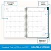 Blue Sky 2026-2027 Weekly and Monthly Academic Year Planner Calendar, July 2026 – June 2027, 5.875″ x 8.625″, Flexible Cover, Wirebound, Laminated Tabs, Includes Extra 30 Sheets of Notes, Greta(Greta- 2026/2027)