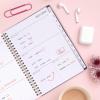 Blue Sky 2026-2027 Weekly and Monthly Academic Year Planner Calendar, July 2026 – June 2027, 5.875″ x 8.625″, Flexible Cover, Wirebound, Laminated Tabs, Includes Extra 30 Sheets of Notes, Greta(Greta- 2026/2027)
