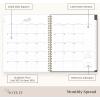 Blue Sky Life Note It 2026-2027 Academic Year Weekly and Monthly Planner, July 2026 – June 2027, 8.5” x 11”, Flexible Cover, Laminated Tabs, Wirebound, Storage Pocket, Hannah(Hannah- 2025/2026)