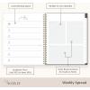 Blue Sky Life Note It 2026-2027 Academic Year Weekly and Monthly Planner, July 2026 – June 2027, 8.5” x 11”, Flexible Cover, Laminated Tabs, Wirebound, Storage Pocket, Hannah(Hannah- 2025/2026)