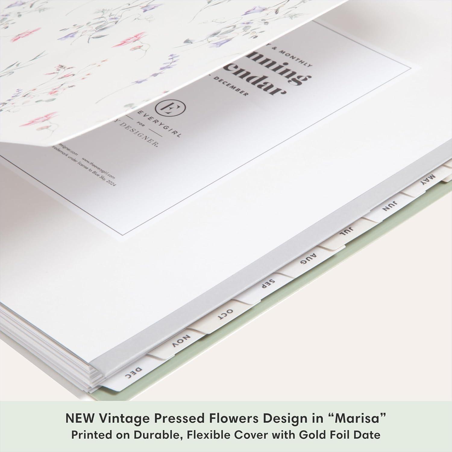 imageBlue Sky The Everygirl 20262027 Weekly and Monthly Academic Year Planner Calendar July 2026 June 2027 5 x 8 Flexible Cover Wirebound Laminated Tabs Storage Pocket Includes Stickers MarisaMarisa 20262027