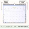 Blue Sky The Everygirl 2026-2027 Monthly Academic Year Wall Calendar, July 2026 – June 2027, 15″ x 12″, Durable Twin Wire Binding, Includes Sticker Sheet, Perfect For Home, Office And Classroom, Stratford Coastal(Stratford Coastal- 2026/2027)