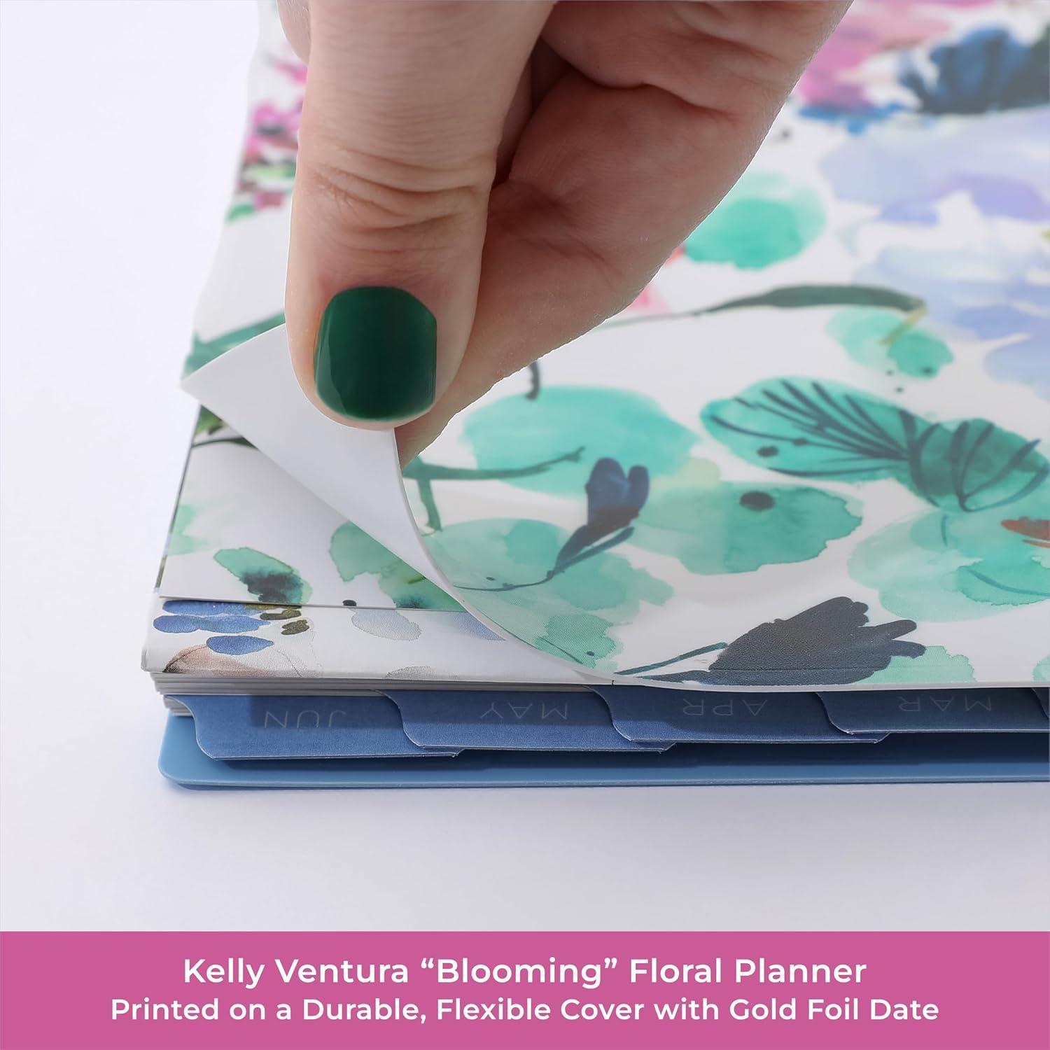 imageBlue Sky Kelly Ventura 20262027 Weekly and Monthly Academic Year Student Planning Calendar July 2026 June 2027 85 x 11 Flexible Cover Wirebound Laminated Tabs Storage Pocket Magnetic amp Snap In Book Marks Includes Stickers BloomingBlooming 20262027