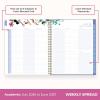 Blue Sky Kelly Ventura 2026-2027 Weekly and Monthly Academic Year Student Planning Calendar, July 2026 – June 2027, 8.5″ x 11″, Flexible Cover, Wirebound, Laminated Tabs, Storage Pocket, Magnetic & Snap In Book Marks, Includes Stickers, Blooming(Blooming- 2026/2027)