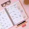 Blue Sky Teachwell 2026-2027 Weekly and Monthly Academic Year Teacher Lesson Planner Calendar, July 2026 – June 2027, 8.5″ x 11″, Flexible Cover, Heavy Duty Coil Binding, Colorful Interior, Laminated Tabs, Storage Pocket, Includes Stickers, Meilani(Meilani- 2026/2027)