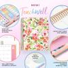 Blue Sky Teachwell 2026-2027 Weekly and Monthly Academic Year Teacher Lesson Planner Calendar, July 2026 – June 2027, 8.5″ x 11″, Flexible Cover, Heavy Duty Coil Binding, Colorful Interior, Laminated Tabs, Storage Pocket, Includes Stickers, Meilani(Meilani- 2026/2027)