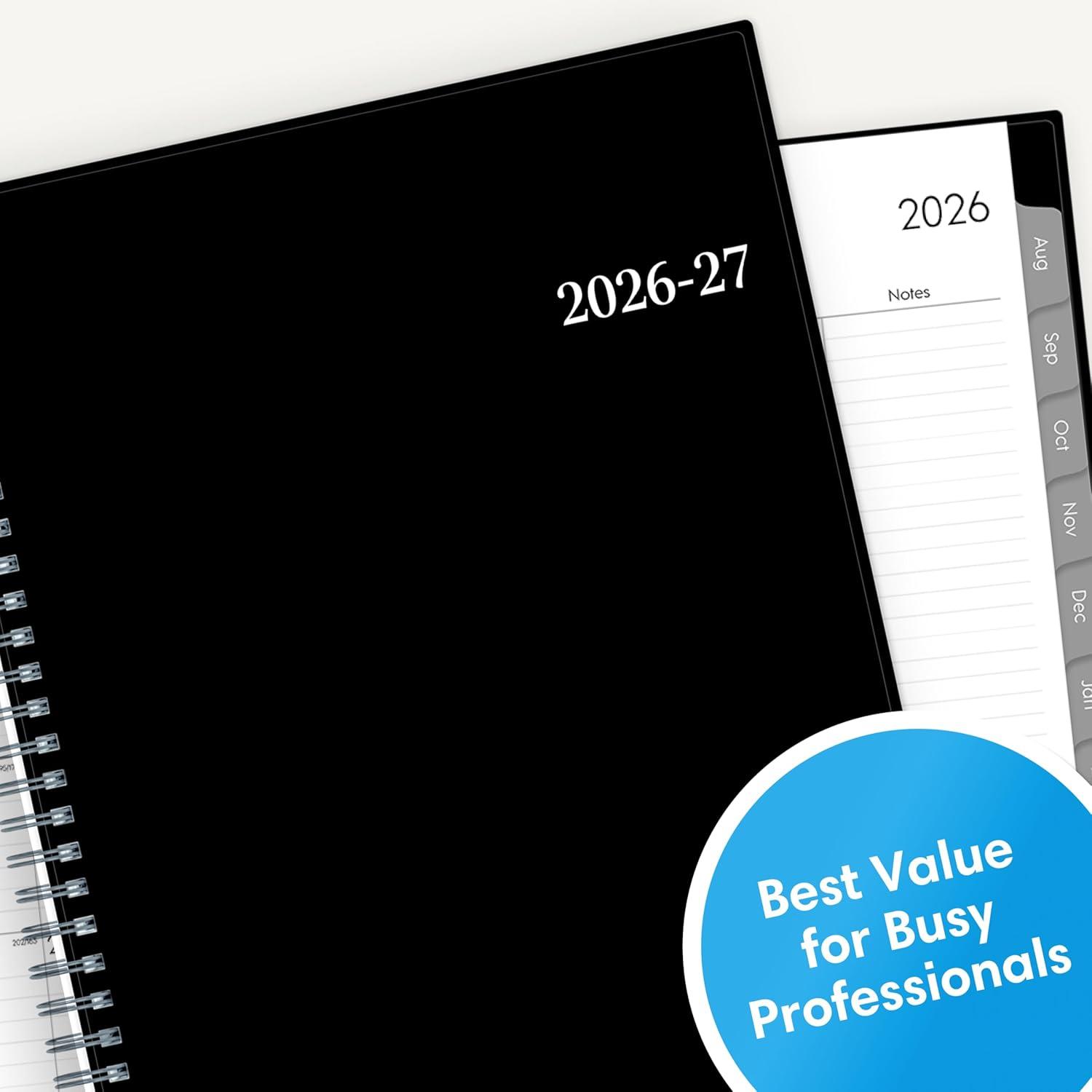 imageBlue Sky Weekly and Monthly Academic Year Planner Calendar July June 8 x 10875 Flexible Cover Wirebound Laminated Tabs Pound Dainian 20262027 8 x 10875Dainian 20262027