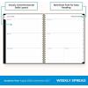Blue Sky 17 Month 2026-2027 Weekly and Monthly Academic Year Planner Calendar, August 2026 – December 2027, 8.5″ x 11″, Flexible Cover, Wirebound, Laminated Tabs, Black(Black- 2026/2027)
