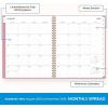 Blue Sky 17 Month 2026-2027 Weekly and Monthly Academic Year Planner Calendar, August 2026 – December 2027, 8.5″ x 11″, Flexible Cover, Wirebound, Laminated Tabs, Black(Dusty Rose- 2025/2026)