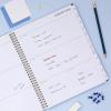 Blue Sky 17 Month 2026-2027 Weekly and Monthly Academic Year Planner Calendar, August 2026 – December 2027, 8.5″ x 11″, Flexible Cover, Wirebound, Laminated Tabs, Black(Azure- 2026/2027)