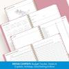 Blue Sky 17 Month 2026-2027 Weekly and Monthly Academic Year Planner Calendar, August 2026 – December 2027, 8.5″ x 11″, Flexible Cover, Wirebound, Laminated Tabs, Black(Dusty Rose- 2026/2027)