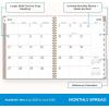 Blue Sky 2026-2027 Large Print Weekly and Monthly Academic Year Planner Calendar, July 2026 – June 2027, 8.5″ x 11″, Flexible Cover, Wirebound, Storage Pocket, Laminated Tabs, Sand(Sand- 2025/2026)