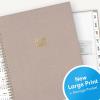 Blue Sky 2026-2027 Large Print Weekly and Monthly Academic Year Planner Calendar, July 2026 – June 2027, 8.5″ x 11″, Flexible Cover, Wirebound, Storage Pocket, Laminated Tabs, Sand(Sand- 2025/2026)