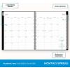 Blue Sky 2026-2027 Monthly Academic Year Planner Calendar, July 2026 – June 2027, 8″ x 10″, Monthly Layout, Flexible Cover, Wirebound, Laminated Tabs, Enterprise(Enterprise- 2025/2026)